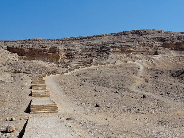 Amarna necropolis.