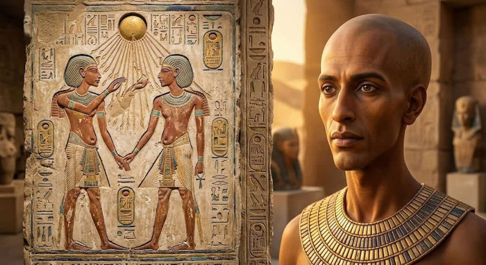 Illustration of the more realistic art of the Amarna period.