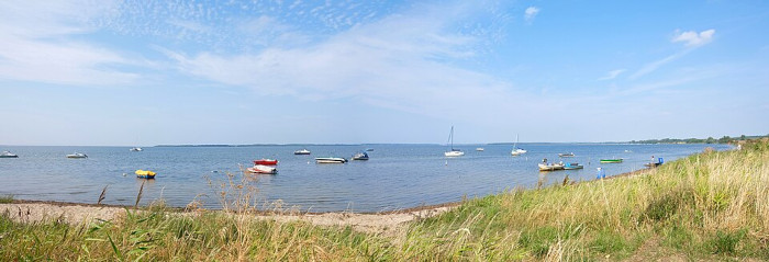 The coast of the Bay of Mecklenburg in the southwestern Baltic Sea.