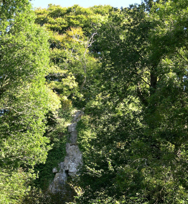 Cathole Cave on the Gower Peninsula