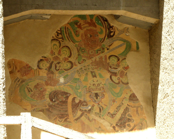 Buddhist mural at the Mogao Caves, Dunhuang