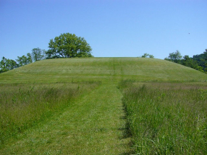 Ohio earthwork mound.