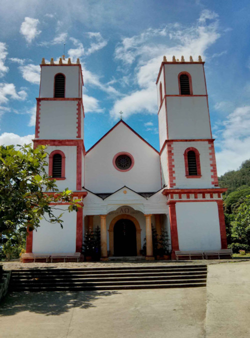 St Michaels Cathedral,Rikitea, Mangareva