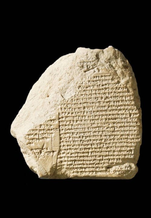A clay tablet called the Nabonidus chronicle .