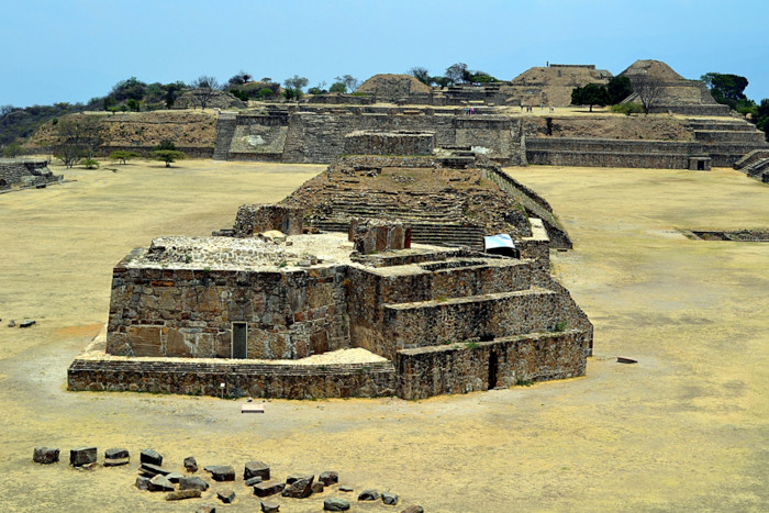 Building J, Monte Alban, Oaxaca, Mexico 