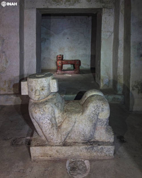 Chac Mool statue at Chichen Itza
