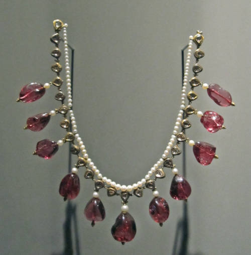 Ruby necklace of India.