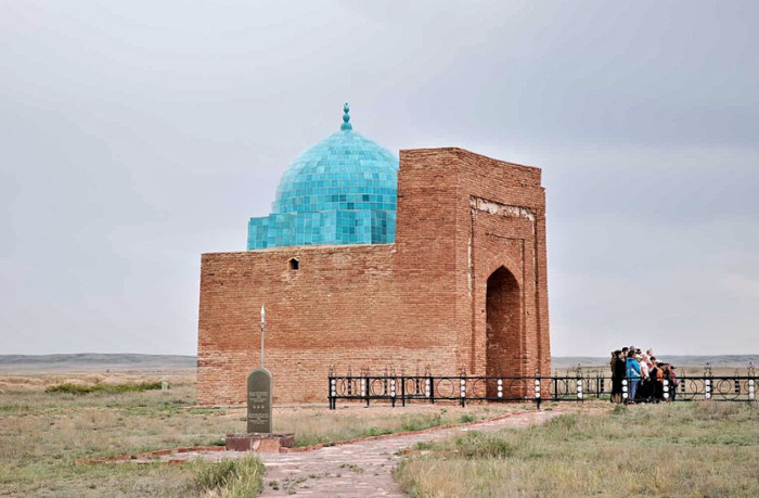 mausoleum traditionally attributed to Jochi Khan in the Ulytau region of Kazakhstan