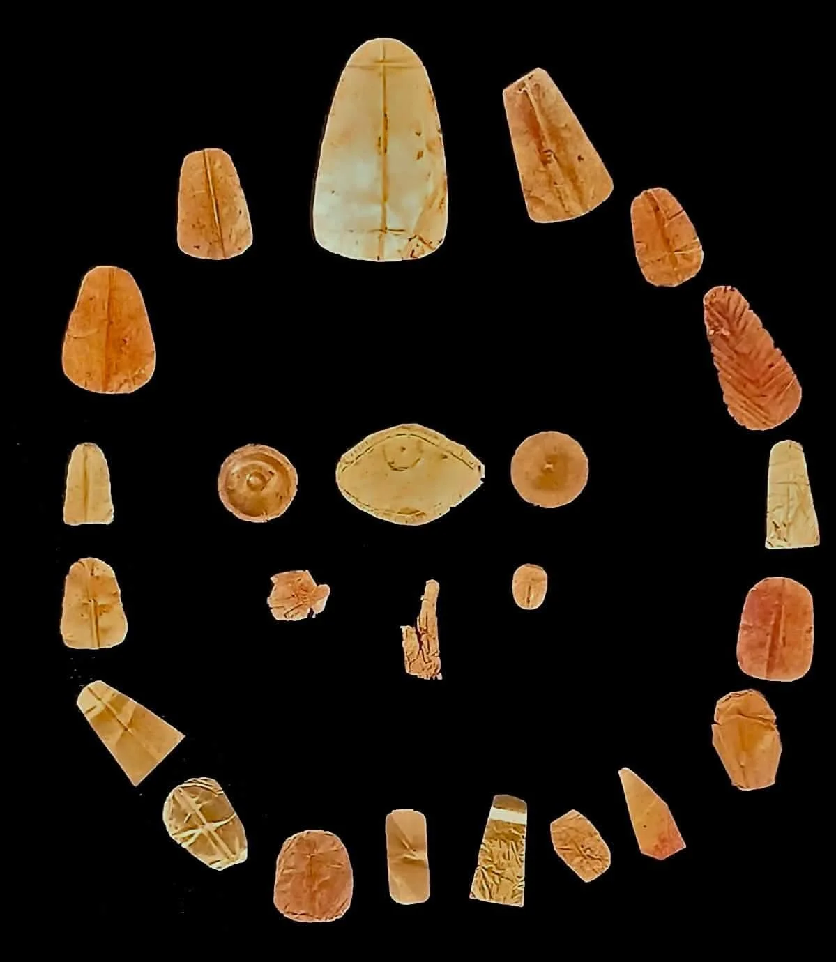 Gold funerary foils and amulets recovered from Ptolemaic and Roman-period burials at Marina el-Alamein show that ongoing excavations continue to reveal Egypt's complex burial customs and religious practices