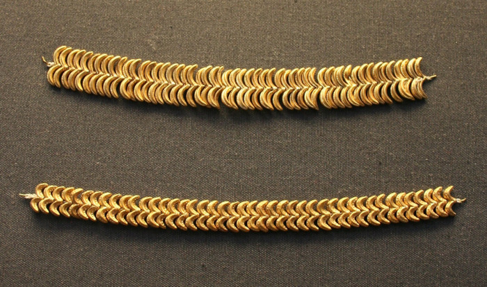 Aegina Treasure beads from the British Museum 