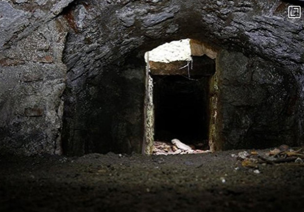 One of the tunnels found under the Hagia Sophia