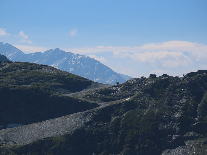 View of the Col de la Traversette