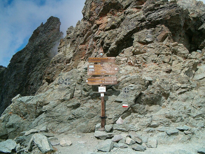 The Col de la Traversette pass today, showing the rugged terrain Hannibal's army would have faced
