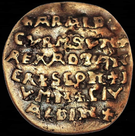 The obverse of the Curmsun Disc