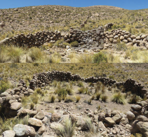 Examples of chacu traps found in the Camarones Basin.