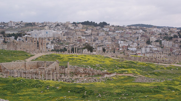 Jerash overview shot
