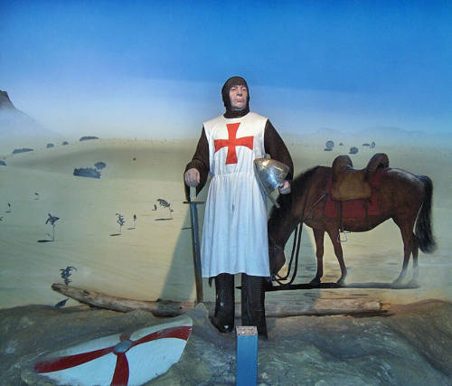 Representation of a Knight Templar