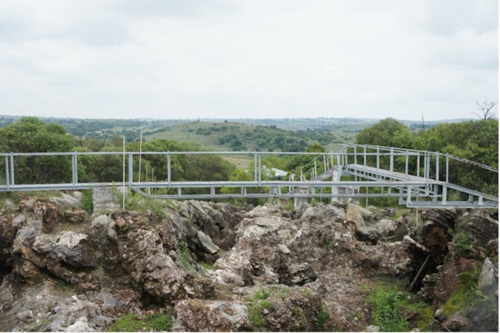 The Cradle of Humankind view of the site in Sterkfontein in Northwest Johannesburg
