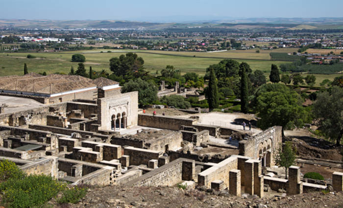 Ruins of Medina Azahara - vast, fortified Andalus palace-city built by Abd-ar-Rahman III (912–961),