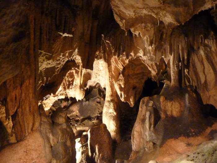 The Goyet cave interior