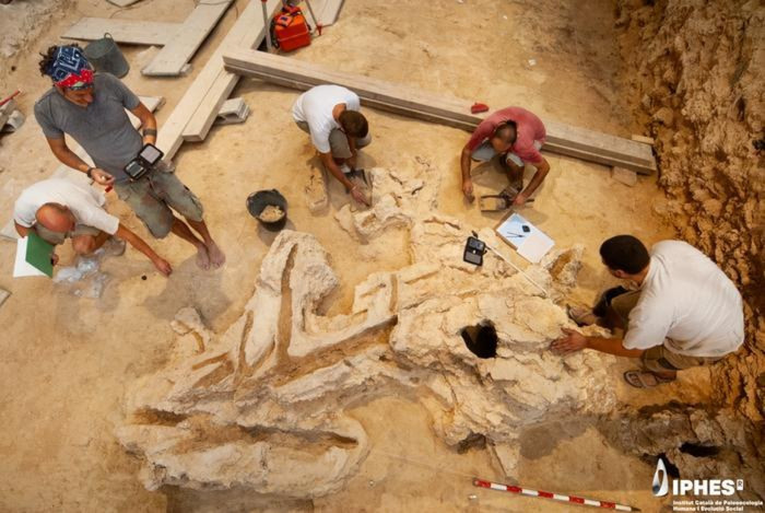 The archaeological excavation at Abric Romaní,