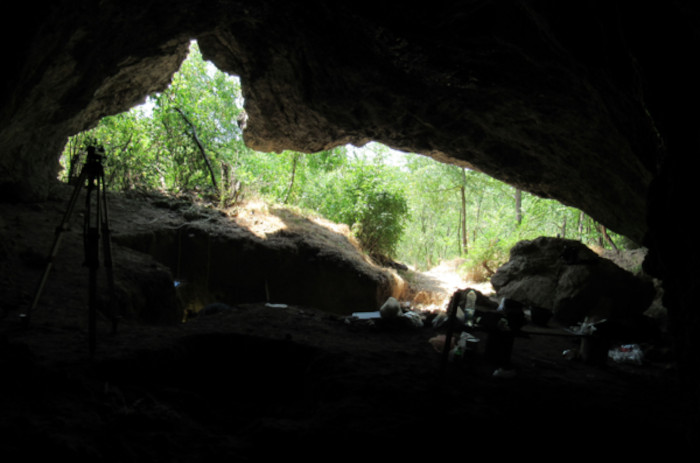 Entrance to the Pešturina Cave in Serbia