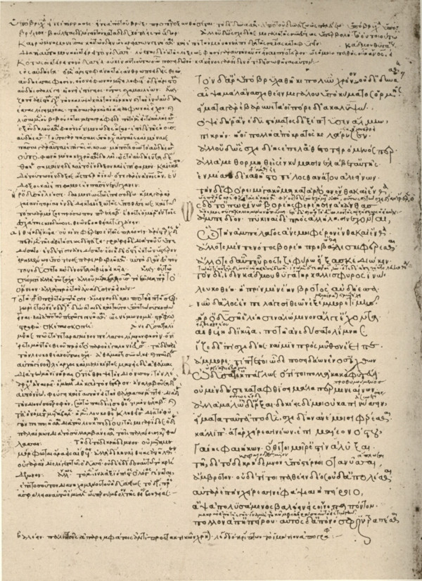 Page from Homer’s Odyssey 