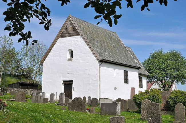 Moster Old Church on Bømlo, Norway