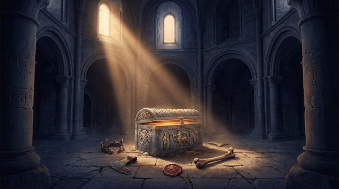 A reconstruction of the mystery at the heart of Nidaros Cathedral