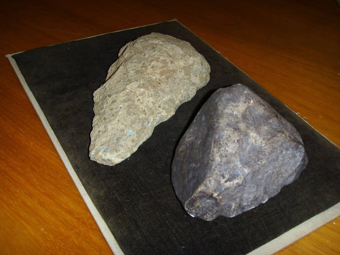 Two Oldowan tools from Georgia.