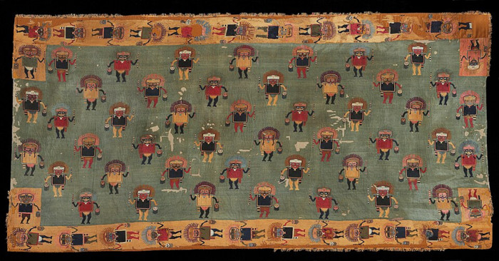 An intricate, ancient Paracas textile