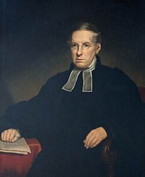 Portrait of Edward Hincks, one of the principal scholars responsible for the decipherment of cuneiform writing in the nineteenth century