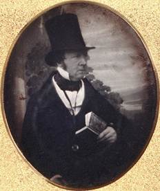 Portrait of William Henry Fox Talbot, one of the four scholars who participated in the famous 1857 cuneiform decipherment test and a pioneer of early