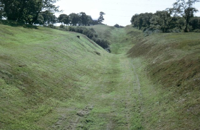 A section of the Antonine Wall