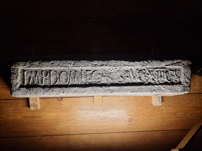 The name of Domitian on one of the lead ingots