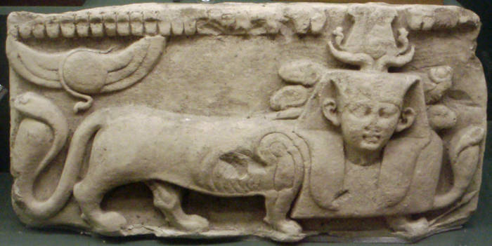 Roman-era relief depicting the god Tutu