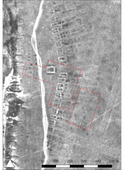 Corona spy photograph of Semiyarka (KH4B Mission 1116, April 1972). 