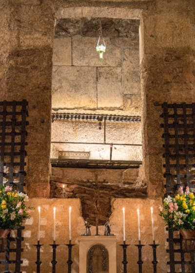 The crypt of St Francis