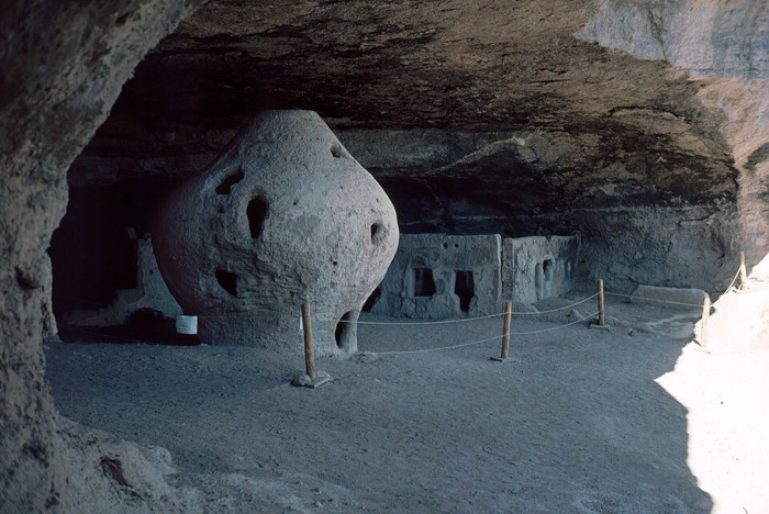 The archaeological site of Cueva de la Olla in Chihuahua, Mexico