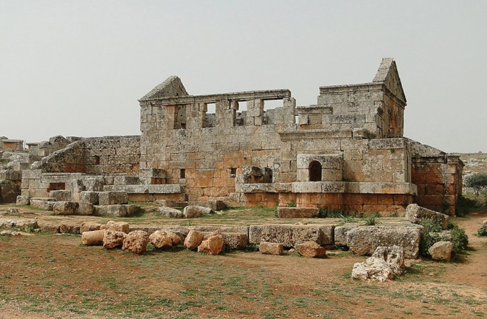 The well-preserved ruins of Serjilla