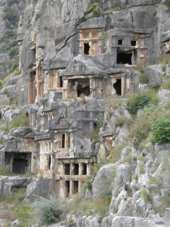 Lycian rock-cut tombs at Myra
