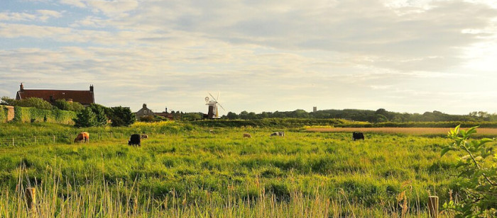 skyline of Cley-next-the-Sea, Norfolk
