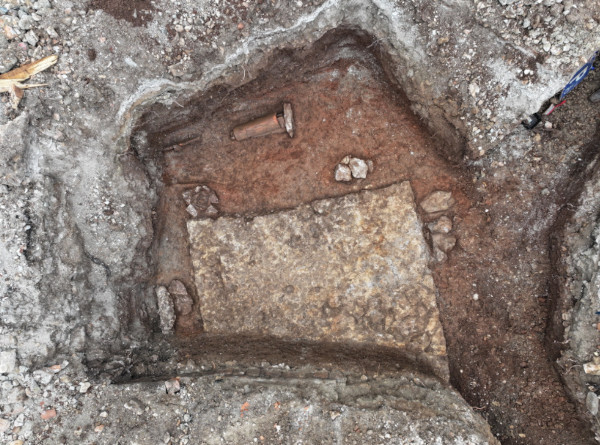 Part of the excavated necropolis.