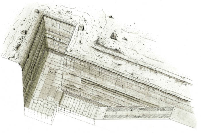 Sketch of the construction.