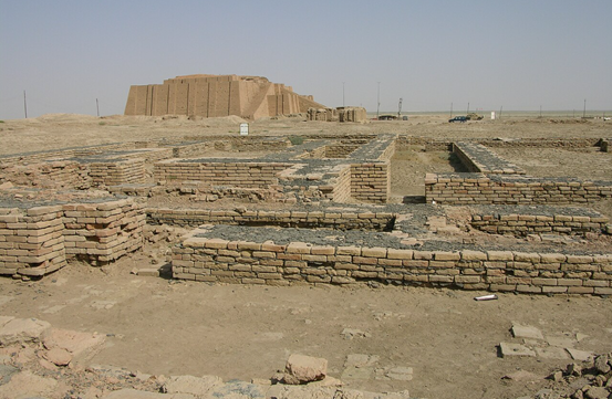 Ruins in the Town of Ur, Southern Iraq