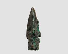 A bronze socketed trilobate arrowhead