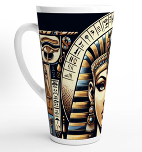 Cleopatra VII 17oz White Ceramic Mug 
