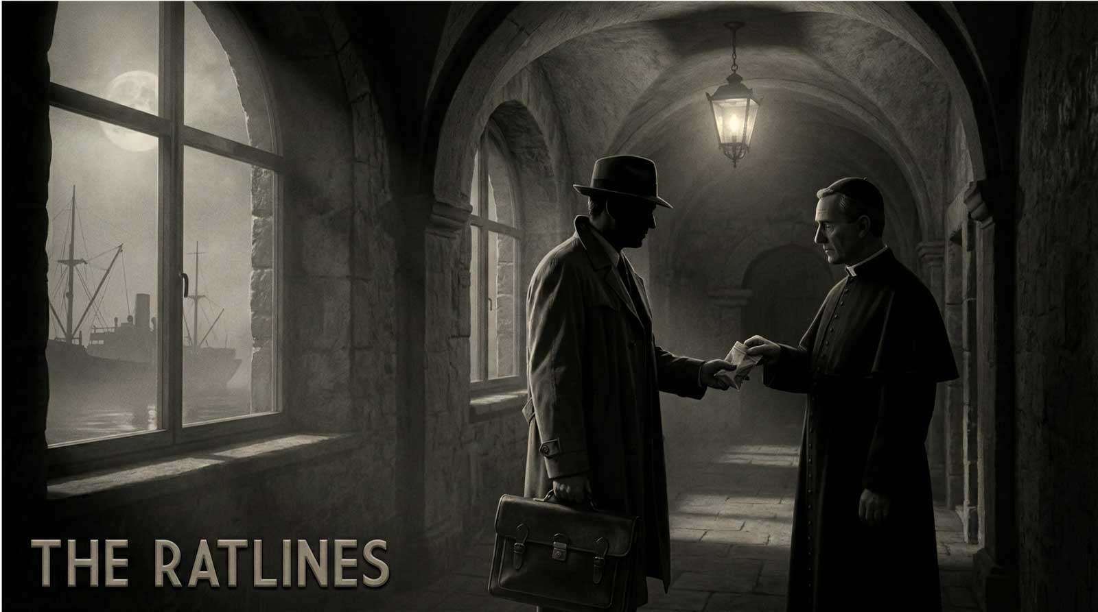 The Vatican Ratlines helped Nazi war criminals escape justice. (Image: AI-generated)