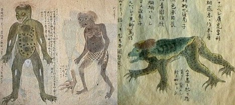 Kappa sketches - Mythological Creature