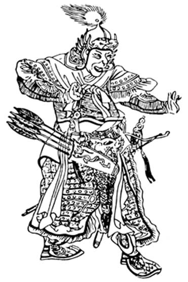 A medieval Chinese drawing of Subutai. 
